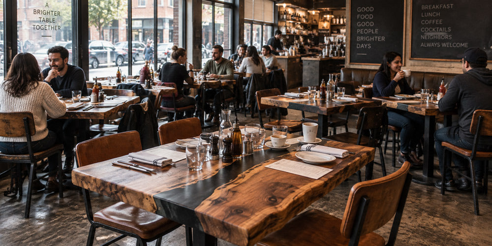 Custom Dining Tables for Restaurants & Foodservice Spaces