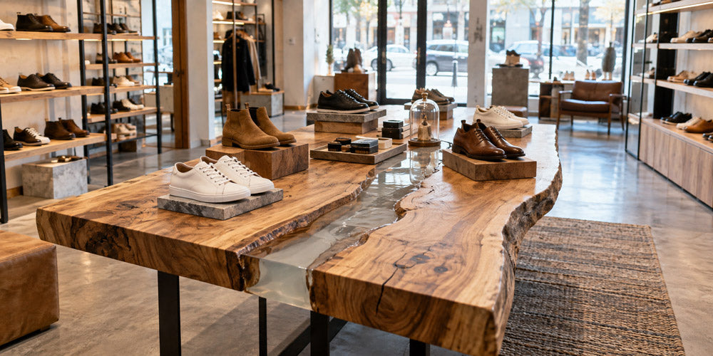 Custom Display Tables & Fixtures for Retail Spaces