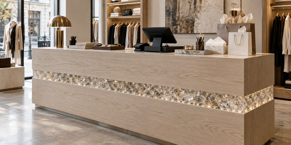 Custom Display Tables & Fixtures for Retail Spaces
