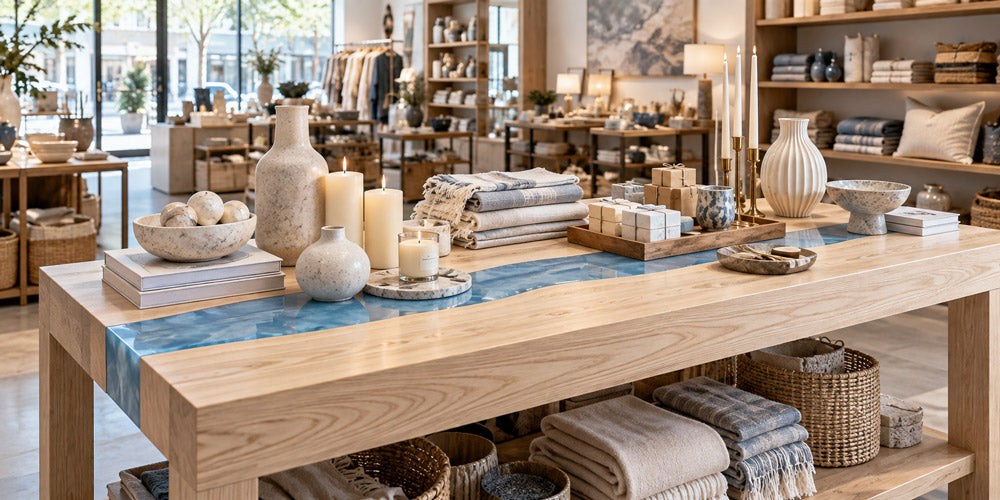 Custom Display Tables & Fixtures for Retail Spaces
