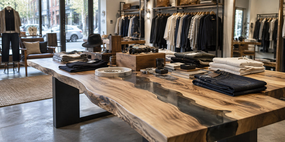 Custom Display Tables & Fixtures for Retail Spaces