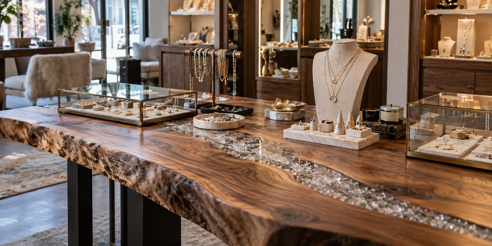 Custom Display Tables & Fixtures for Retail Spaces