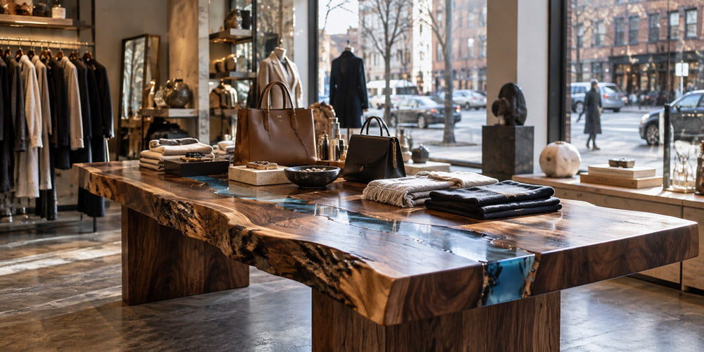 Custom Display Tables & Fixtures for Retail Spaces