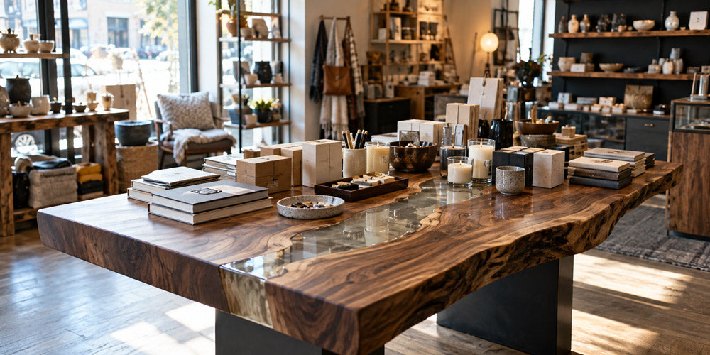 Custom Display Tables & Fixtures for Retail Spaces