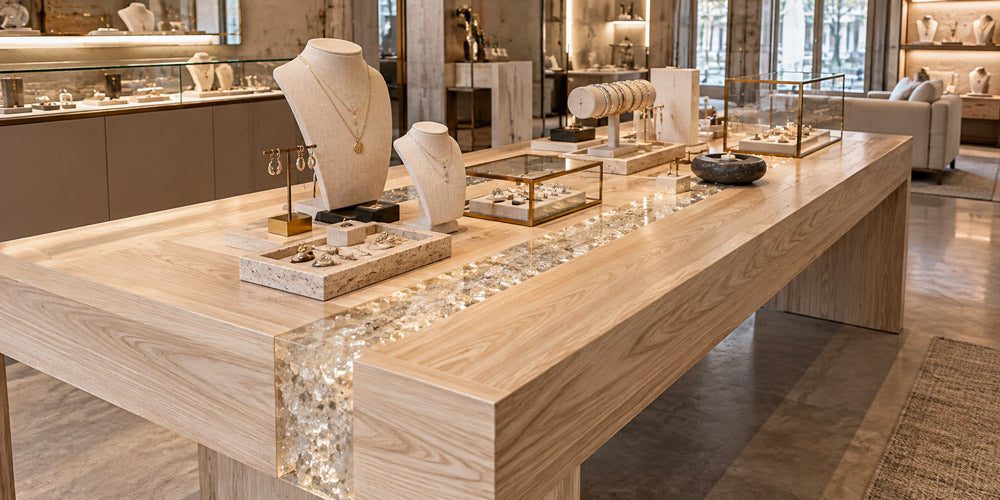 Custom Display Tables & Fixtures for Retail Spaces